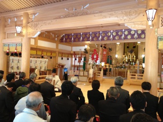 安全祈願祭の様子