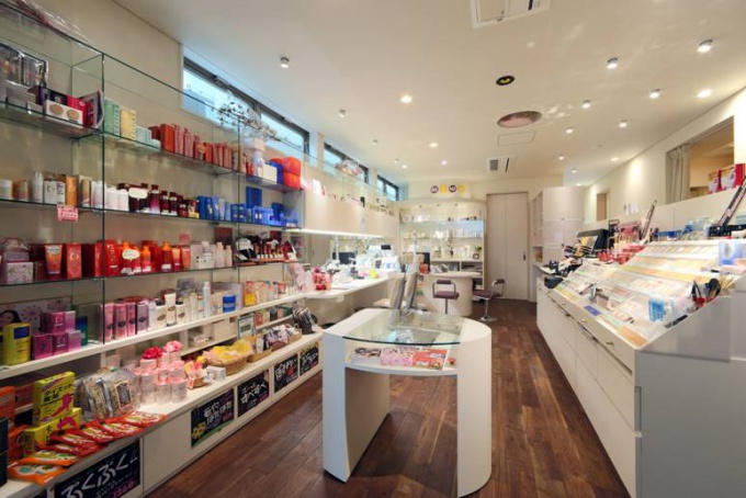 miwa cosmetics salon 若松屋内装